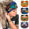 4 Stück Haarbänder Haarband Stirnbänder Damen Frauen Haarreifen Afrikanisch Gedruckt Breite Boho Blumendruck Knot Yoga Sport Elastische Haarschmuck