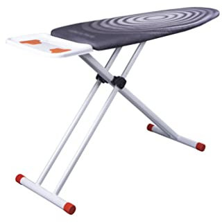 Planche à Repasser Pliante en métal avec Repose-Fer, Table à Repasser compacte et Peu encombrante, Support à Repasser réglable for dortoir, buanderie
