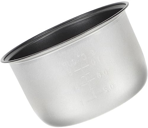 jojofuny Rice Cooker inside Bowl Replacement Inner Pot Cooker Liner for 3l Pot Aluminum for Rice