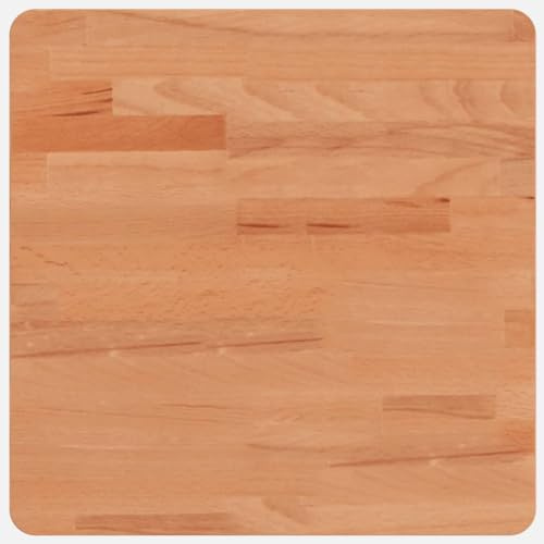 vidaXL Tischplatte 40x40x4 cm Quadratisch Massivholz Buche