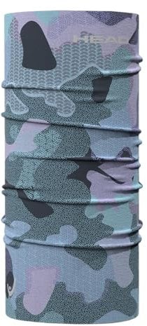 HEAD Original Tube Camouflage, Multifunktionstuch Onesize Unisex Schlauchschal Herren Damen Winter Neckwarmer Skifahren Radfahren Motorradbekleidung Sommerbekleidung Schlauchtuch (Purple Heather)