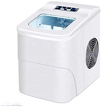 TEmkin Ice Machine Portable Ice Maker Machine for Countertop -Adopt Copper-Aluminum Finned Fin Condenser,LED Indicator, Ice Maker with Infrared Sensor