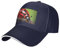 YHBLYKXP Baseballkappe mit rotem Marienkäfer-Muster, Sandwich-Baseballkappe, klassische Baseballkappe, verstellbar, modisch, Outdoor-Kappe, Marineblau, Einheitsgr��e
