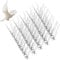 Ahuyentador de palomas, 5 unidades, acero inoxidable, 25 cm, ahuyentador de pájaros, palomas, picos, pájaros, protección para balcones, jardines en el techo