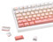 YUNZII Sakura PBT Keycaps, 132-key Double Shot/Dye Sub Dual-Process Gradient Keycaps, Side Printed Shine Through Keycaps Custom Keycap Set, Cherry Profile Keycaps for Mechanical Keyboards
