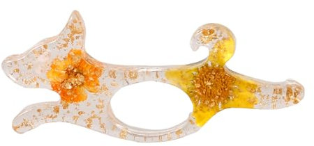 TEHAUX Kleiner Hund Lesezeichen Daumen Buchseitenhalter Aus Leichtem Ab Klebstoff Einhändige Buchhalter Lesehilfe Für Bücher Und Magazine