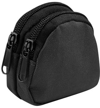 Taktische Gürteltasche Molle Beutel, Gürteltasche Herren, Mini Tasche, Handytasche Gürtel, Kopfhörer Tasche, EDC Gürteltaschen Tasche, für Männer Frauen Wandern Reisen im Freien (Schwarz)