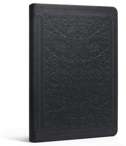 BIROYAL Notizbuch a5 Blanko, Hardcover Bullet Journal, 256 Seiten notizheft a5, 120gsm Papier, Notizbuch leer, Aesthetic Notebook Für Frauen Männer Notizen, Doodling, Skizzieren (Schwarz)