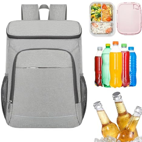 Insulated Backpack 50L - Leak Proof Cooler Bag with Large Capacity, Waterproof Travel Backpacks for Beach Hiking BBQ Camping, Lightweight Portable Food Storage Bag for Outdoor Trips