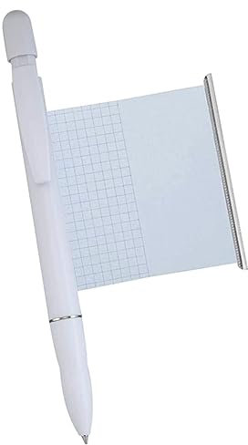 Jadani Kugelschreiber mit Spickzettel weiss - Made in Germany