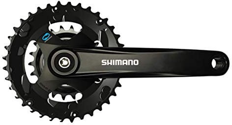 SHIMANO Plato y Biela M315 Altus 2x7/8V 36/22 Dientes x 175mm Negro, Unisex-Adult, Black, One Size