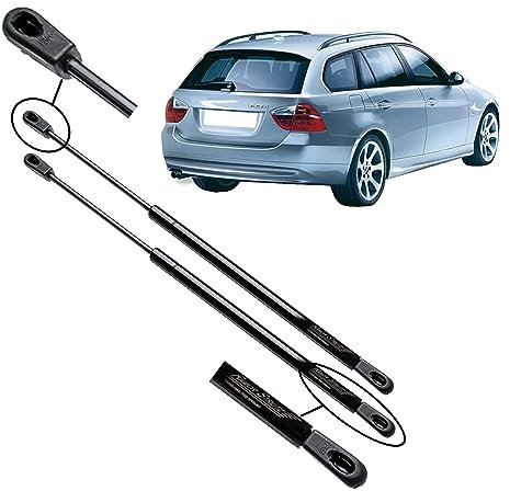 Ramor Strutz 2x Gasfeder Dämpfer Heckklappe Kompatibel mit BMW 3er Touring E91 2004-2012. Gasdruckfeder Heckklappendämpfer Ersatz für 51247127875 und Andere.