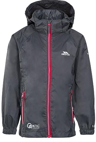 Trespass Qikpac Kids Waterproof Packaway Jacket