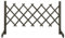 Tidyard Clôture en Treillis de Jardin Panneau de Clôture Extensible Gris 120x60 cm Bois de Sapin