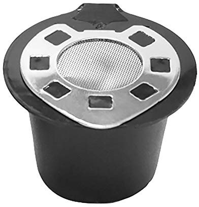 Cusros - Filtro riutilizzabile in acciaio inox, riutilizzabile, per macchine Nespresso, taglia unica, colore: Argento