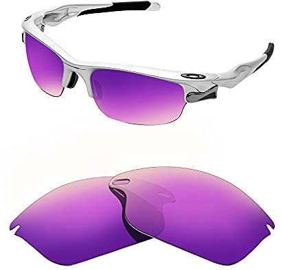 Verres polarisés de rechange pour lunettes de soleil Oakley Fast Jacket. - Violet - lilas,