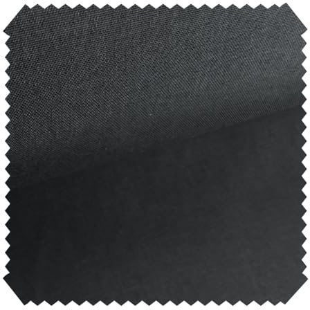 novely® NYLON 500D - Wasserdichter Rucksackstoff - Extrem Reißfester Outdoorstoff - Pflegeleichte Meterware 1lfm Farbe: 03 Schwarz