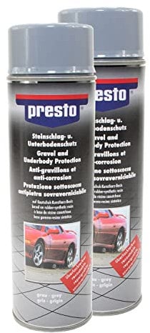 Steinschlag & Unterbodenschutz UBS Spray Hell Grau Presto 306031 2 X 500 ml