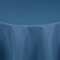 Tischdecke | Blau - Rund - 140cm | Gartentischdecke | Outdoor-Decke | Lotus-Effekt | Leinen-Optik | Schmutzabweisend