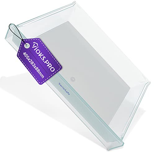 Vioks.pro Schublade Ersatz für Liebherr 9791652 Schublade 405x88x283mm Kühlschrank Schublade/Gemüsefach Kühlschrank für Kühl Gefrierkombination