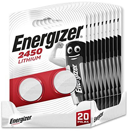 Energizer - Pack de 20 Pilas Especiales 2450 una Pila para una Necesidad, sin Mercurio añadido y Potencia para Dispositivos pequeños