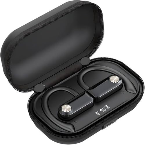 Baigstar BS90 - True Wireless Earbuds with HD Sound & Deep Bass, 100-Hour Playtime, IPX5 Water-Resistant, Noise-Cancelling Mic, USB-C Fast Charging, Ultra-Light Design for Comfort
