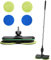 Electric Mop, Floating Mop, Floor Cleaner Machine with 4 Reusable Microfiber Pads, Floor Mops, Cordless Floor Cleaning Spin Mop Polisher Scrubber for Home Hardwood Tile PVC Floor, Black, 135CM