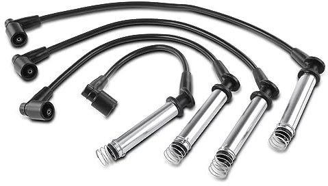 Frankberg 4x Zündleitungssatz Zündkabel Kompatibel mit Fiesta V JD JH 1.3L 2001-2008 Fiesta V Van 1.3L 2002-2008 Focus Kasten/Kombi DNW 1.6L 2002-2005 KA RB 1.3L 1.6L 2002-2008