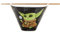 Disney Nudelschale mit Stäbchen, Küchenzubehör, niedliche Keramik-Einweihungsgeschenke für Männer, Frauen und Kinder, offizieller Lizenznehmer, 1 Set (Grogu (Baby Yoda))