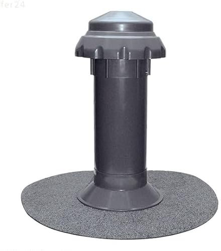 Fleck Flachdachlüfter 100/125 4 in1 mit Flansch Bitumen-Schweißbahn