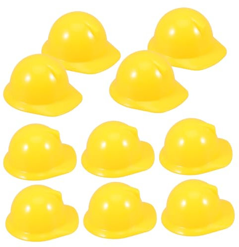 CORHAD Mini BAU Hüte Decor Set 10pcs Miniatur Helme Party Zubehör Helm Form