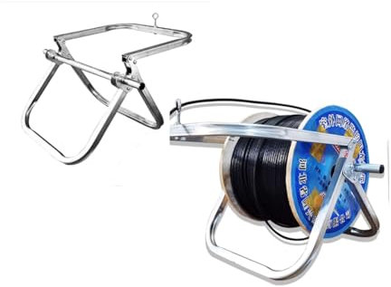 Folding all-steel cable racks Wire mounting reel spool racks Wire rack distributors, commercial industrial grade wire rack distributors with capacities up to 100 lbs-16 inches (15.7x13.3)