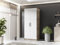 KIER FURNITURE - Drehtürenschrank - Kleiderschrank mit Kleiderstange - Garderobenschrank für Schlafzimmer, Flur - Flurgarderobe Sonoma Eiche Holzoptik & Weiß - 78x205x52,5 cm