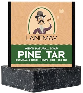 2 Stück Soap Men, Kiefern Teer Seife Für Männer, Natürliche Herrenseife, Alle Natürlichen Seifenstücke, Seife Mit Ätherischen Ölen, Milben Entfernen Und Mit Feuchtigkeit Versorgen
