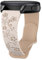 CUNUJIX Bracelet de rechange fin en silicone pour Garmin Vivoactive 4S / Venu 3S / Venu 2S / Vivomove 3S 18 mm Soft Sport étanche pour Garmin Forerunner 255s/255s Music/265S Femme, Lumière étoilée