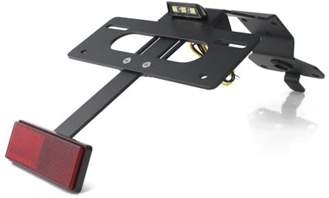 Motorbike Registration Plate Holder Compatible With Dax125 2022 2023 2024 Rear Tail Tidy Motorcycle Eliminator Kit Motorcycle License Plate Holder(With Reflector)