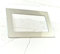 Useful Store Mirror Silver Chrome Double Light Switch Socket Finger Plates Surround Wall Protector Hygienic Cover
