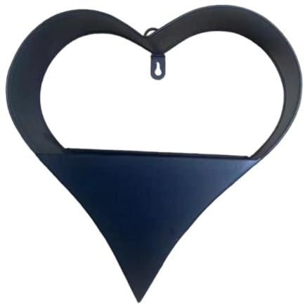 Ronyme Pot de Fleurs Suspendu en Métal, Pot de Fleurs Décoratif en Forme de Cœur pour Le