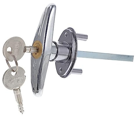 Operitacx 1Juego Cerradura de Puerta de Garaje Manual de Emergencia Instalación Fabricada y Compatible con Sistemas de Apertura