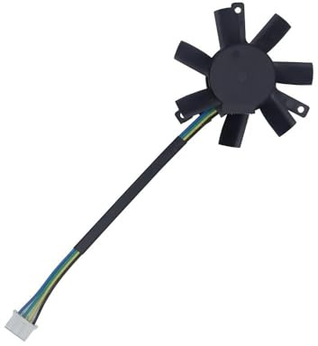 QWZOZST GPU-Grafikkartenlüfter, Video-VGA-Kühler, FD5015U12D, für Sapphire für Pulse RX 6400 rx6400 4 GB LP Low-Profile-ITX-Kühlung