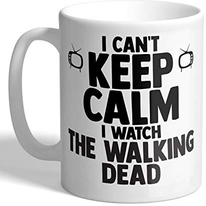 I Love Mugs - I Can't Keep Calm I Watch The Walking Dead - Mug, Ceramic, 11fl.oz.