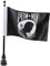 E-Most Supporti per bandiera per moto, 15,2 x 22,8 cm, Pow Mia US Flag Patriots dai colori vivaci – you are not forgotten Prisoner of War Flags Portapacchi Flagpole