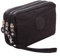 Forlady, Pochette multiuso con 3 scomparti, chiusura con cerniera, per chiavi, denaro, cellulare, adatta per lo sport Nero Taglia unica