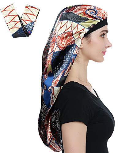 Alnorm Sleep Bonnets for Curly Hair Braids Black Women
