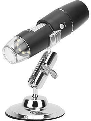 Microscopio digitale WiFi USB, lente d'ingrandimento per fotocamera con zoom tascabile 50X a 1000X, 1080P HD 2MPE Endoscopio con ingrandimento 50x a 1000x per Android, iOS, smartphone, tablet, vedove