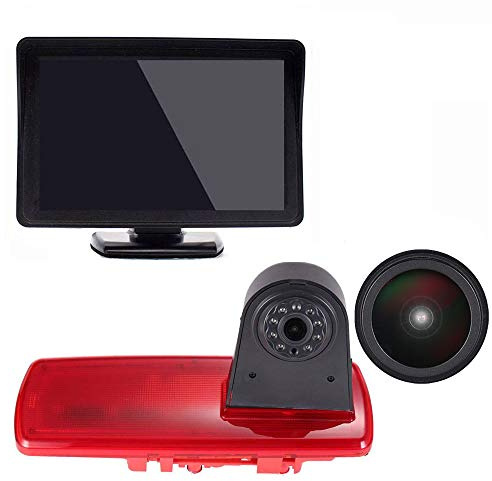 【Super HD Rückfahrkamera Set】4.3 Zoll TFT LCD Auto Monitor + 1280*720 Pixel HD Nachtsicht Rückfahrkamera Ersatz für Fiat Talento/Renault Trafic III/Nissan NV300 Primastar/Opel Vauchall Vivaro