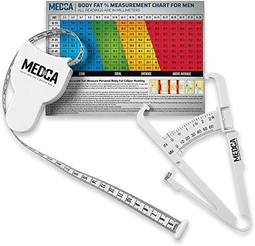 Épaisseur de graisse corporelle et ruban à mesurer pour le corps - Pieds à coulisse à pli cutané et outil de mesure à ruban de graisse corporelle pour mesurer avec précision l'IMC Skin Fold Fitness