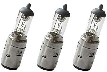 ShuoHui 3 Stück Lampe S2 Birne 12V 35/35W BA20d Sockel Bilux Halogen Glühbirne Glühlampe für Roller ATV Motorrad und KFZ