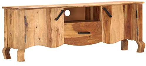 vidaXL TV-Möbel aus massivem Sheesham-Holz, 115 x 30 x 42 cm