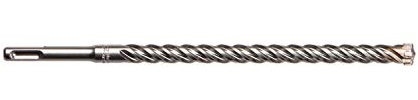 Duss SDS-Plus Hammerbohrer HPV (ø 16 mm, Länge 260 mm, 4-Schneider, für Beton, Mauerwerk + Naturstein, schneller Bohrmehlabtransport) HPV1625